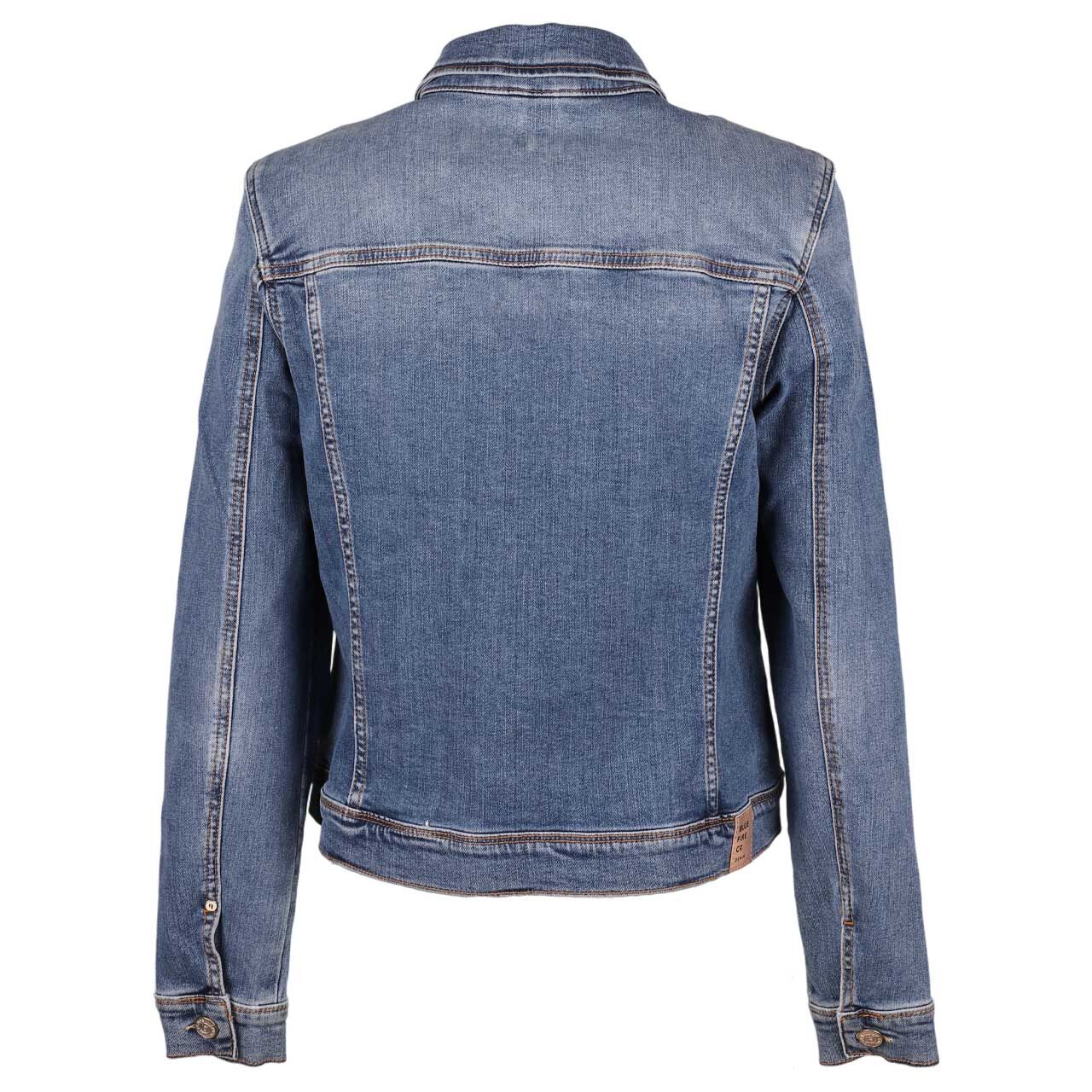 Damen Jeansjacke Gipsy von Blue Fire in Hellblau, Rückansicht