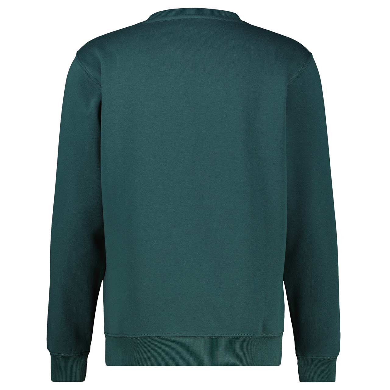 Herren Sweatshirt von Lerros in Dunkelgrün, Rückansicht