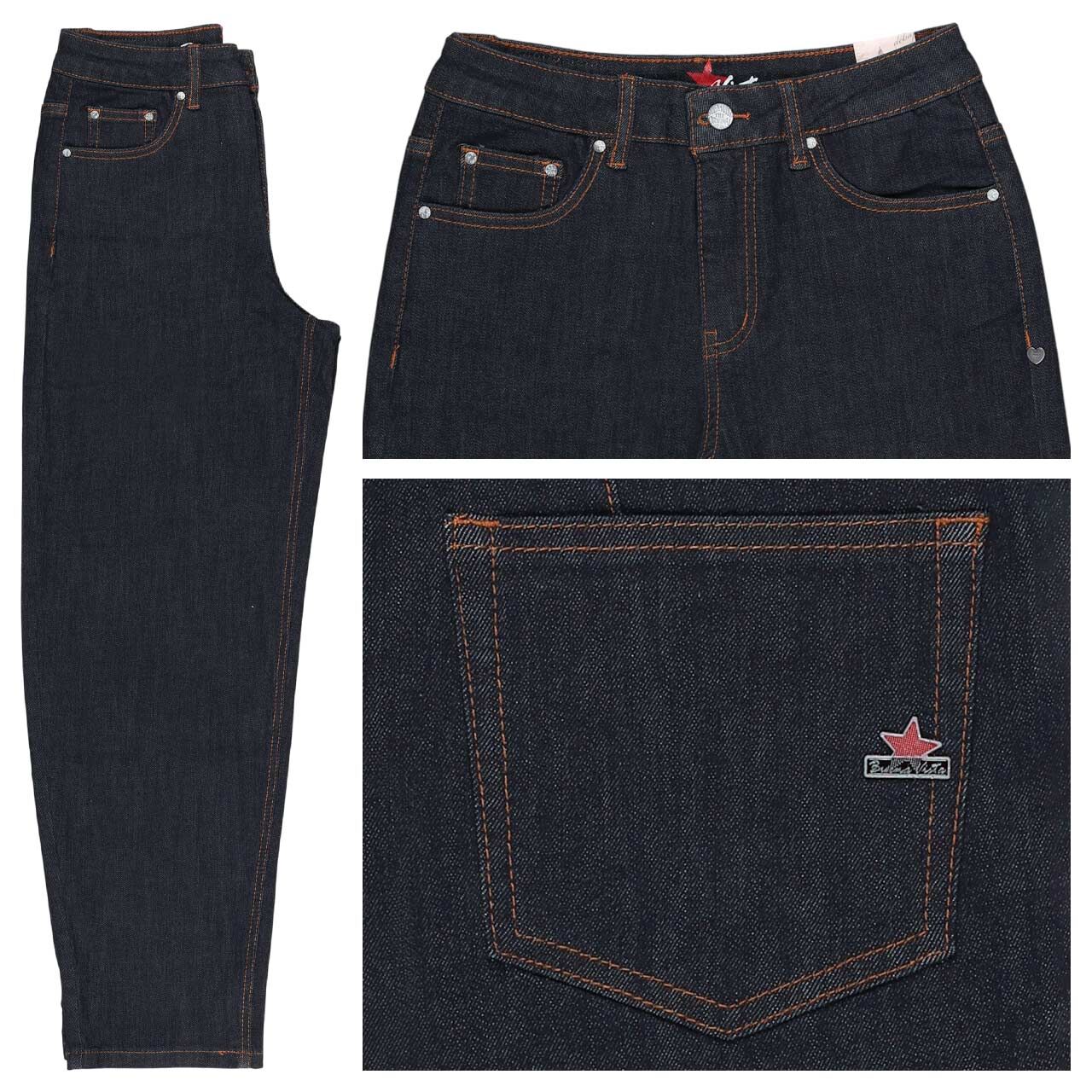 Buena Vista Tapered Cropped Stretch Denim Ankle Jeans raw denim