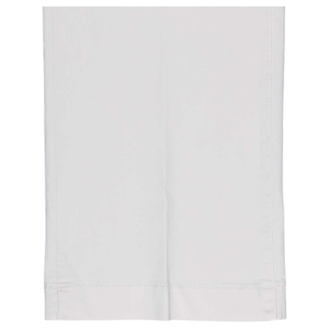 Stretch Damenjeans Rich Palazzo von MAC in Cremeweiß, Detailansicht Saum