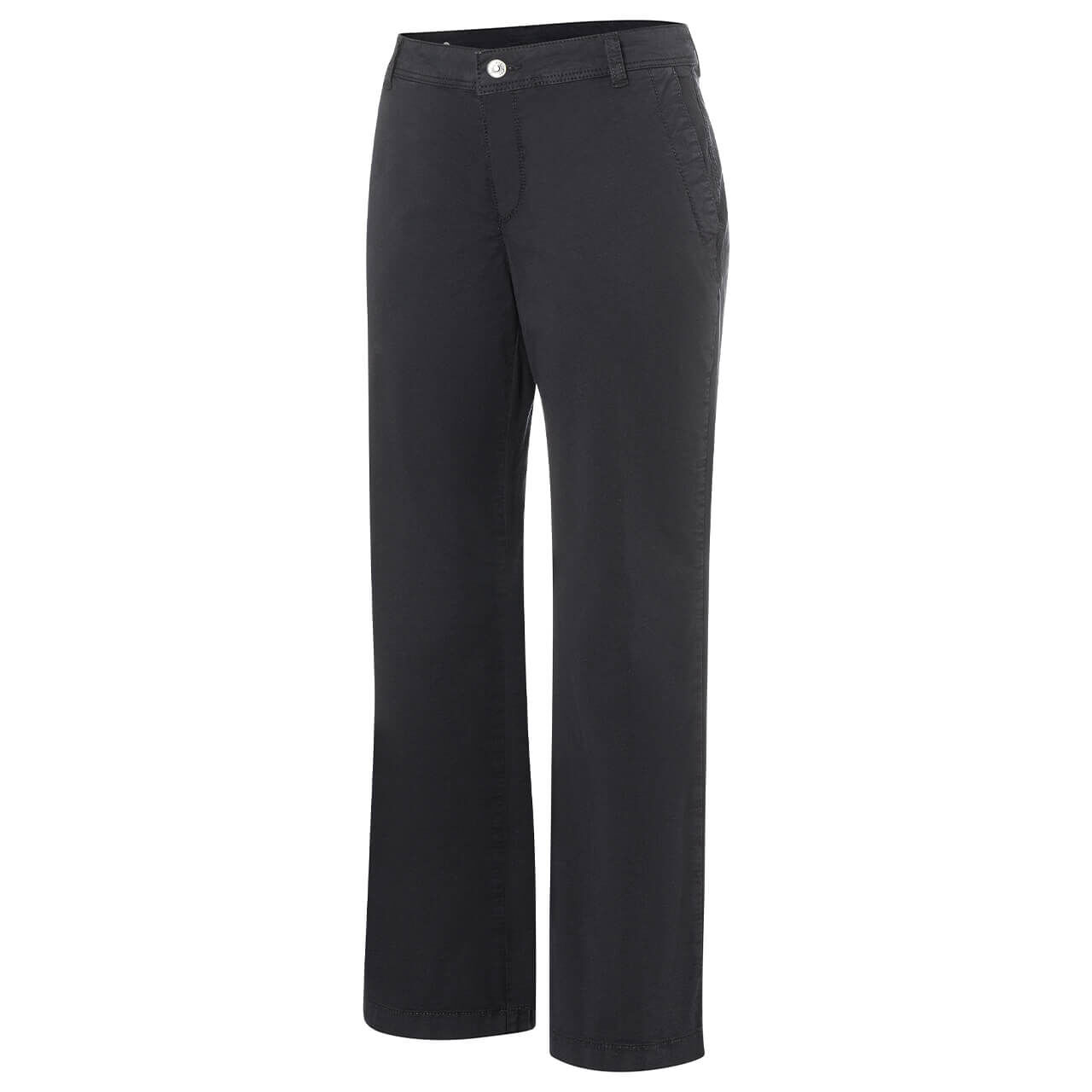 Stretch Damen Chinohose Nora Cotton von MAC in Dunkelblau, Seitansicht