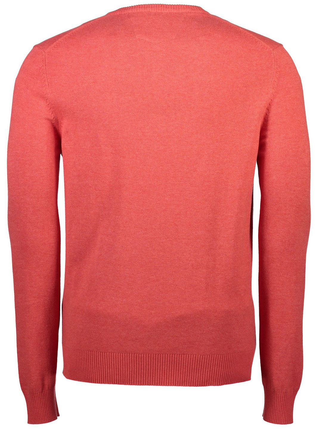 lerros-pullover-orandered-348-hinten Lerros Pullover für Herren in Koralle, FarbNr.: 348