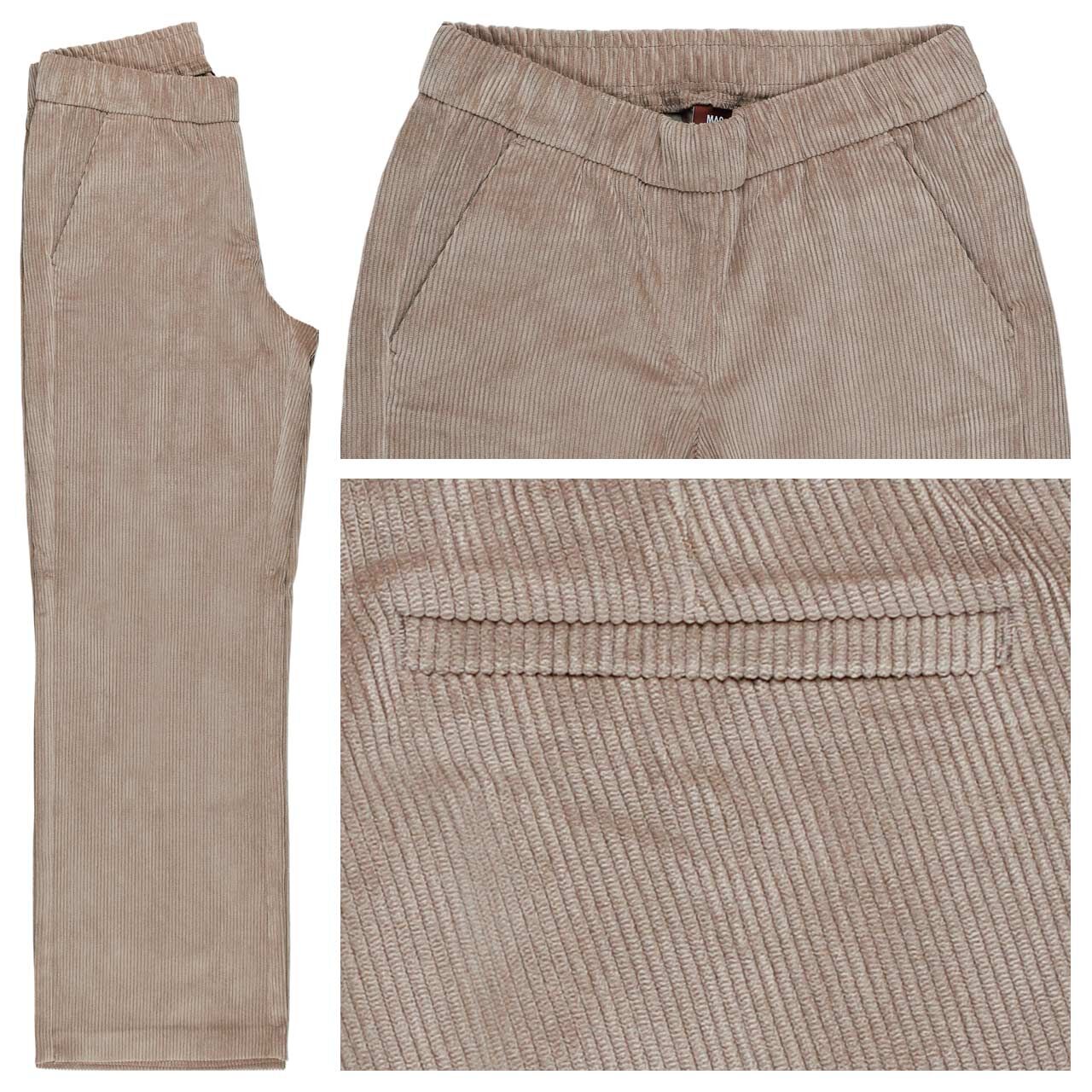 MAC Chiara Cordhose light brown