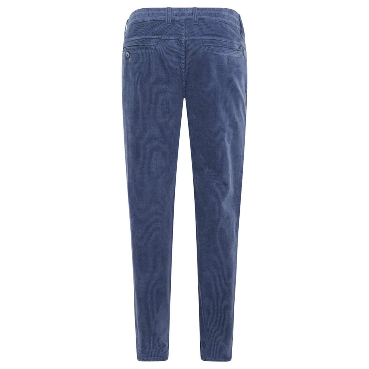 Stretch Herren Cordhose Easton in Blau von Pioneer, Rückansicht
