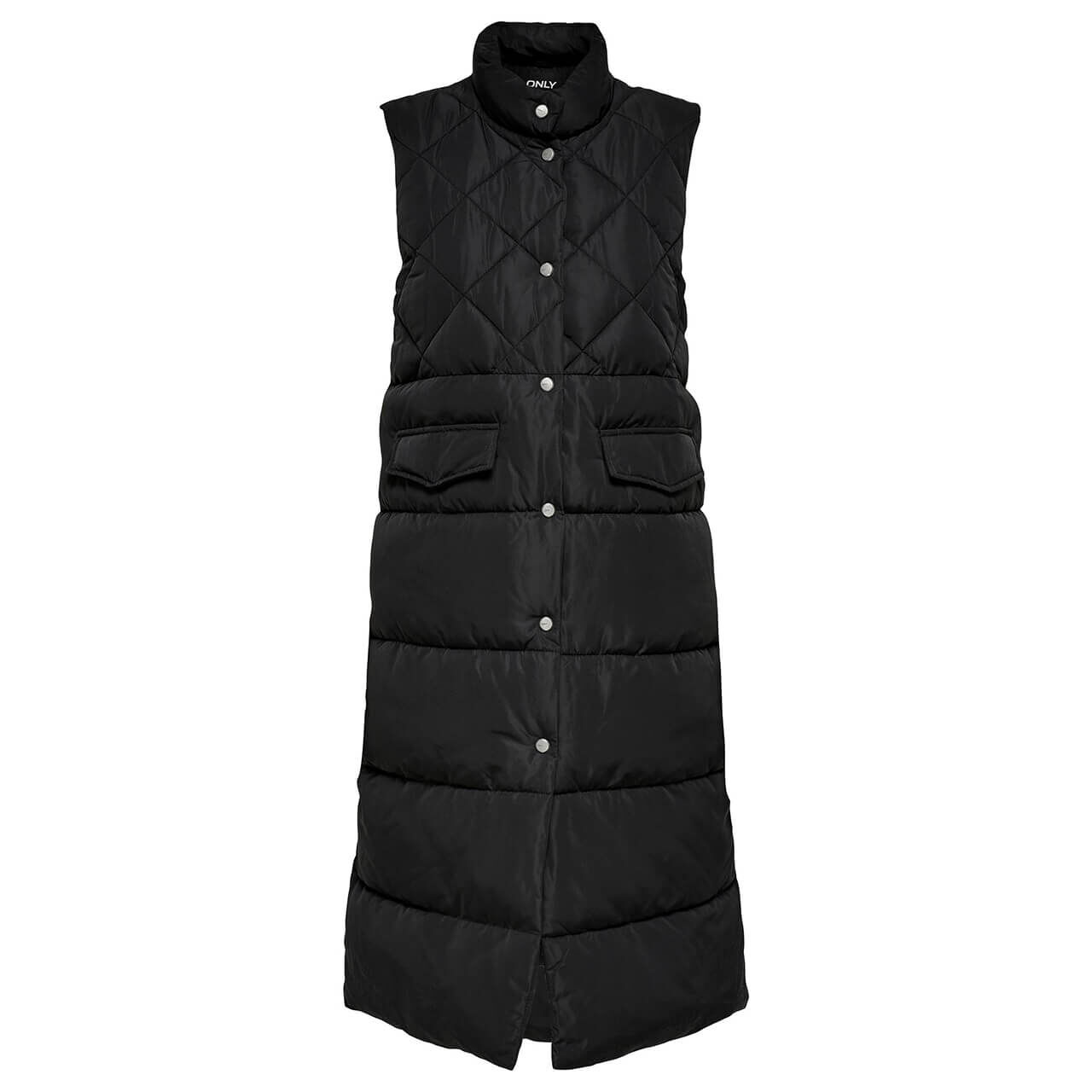Only Stacy Quilted Waistcoat Weste black
