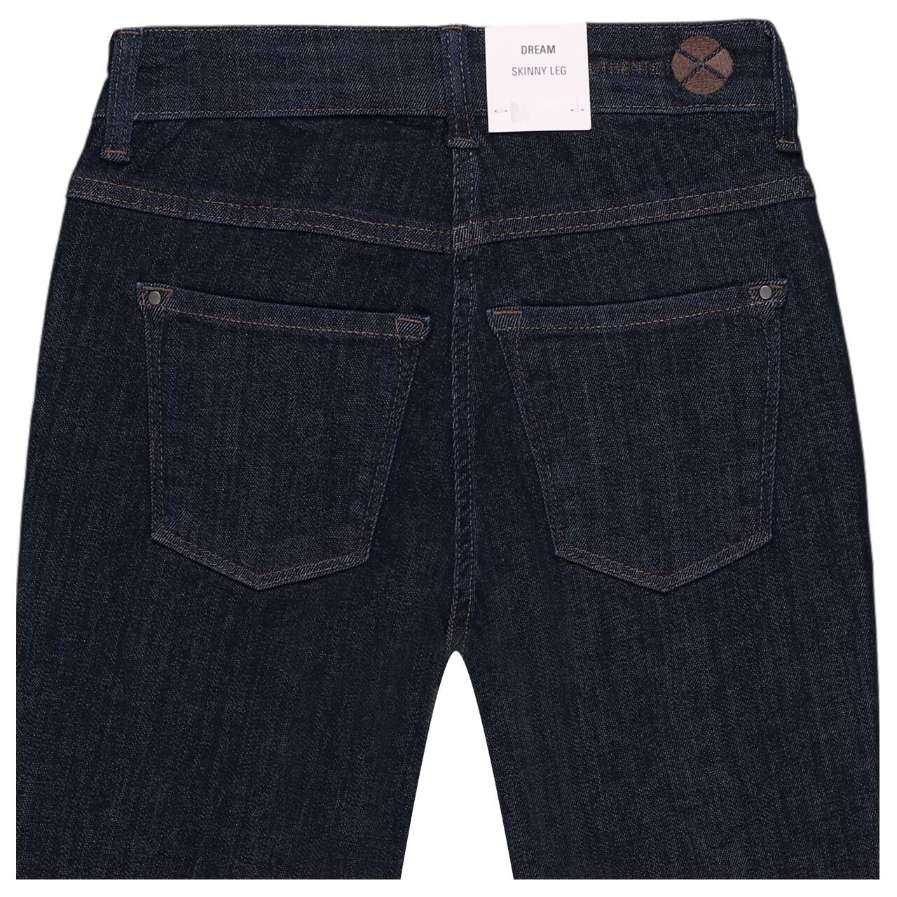 Damenjeans Dream Skinny von MAC in Dunkelblau, detaillierte Rückansicht