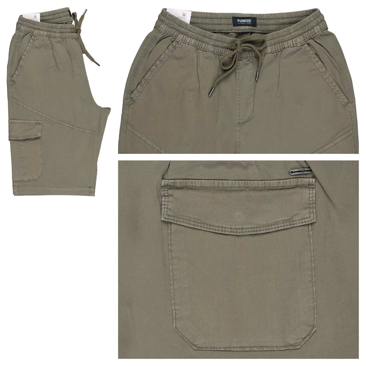 Pioneer Coby Cargo Baumwoll Bermuda dusty olive