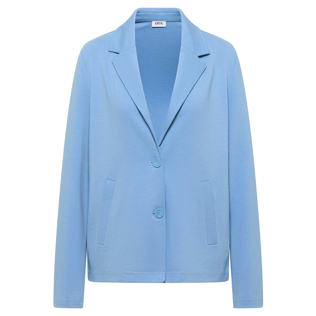 Cecil Damen Sweat Blazer Welt Pockets cloud blue