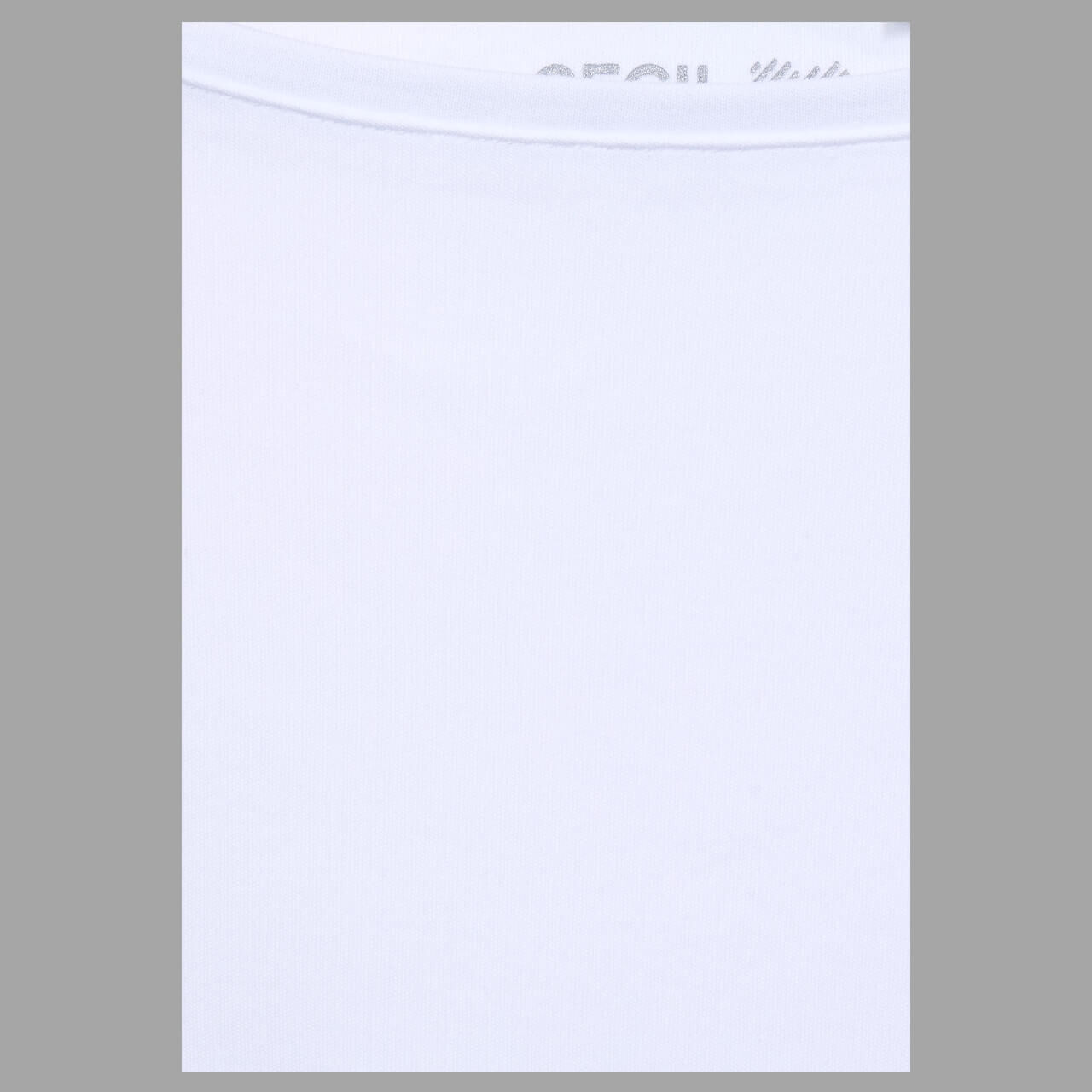 Cecil Basic Boatneck 3/4 Arm Shirt für Damen in Weiß, FarbNr.: 10000