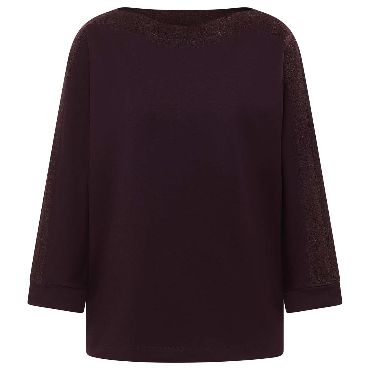 Cecil Damen 3/4 Arm Shirt Batwing eggplant red