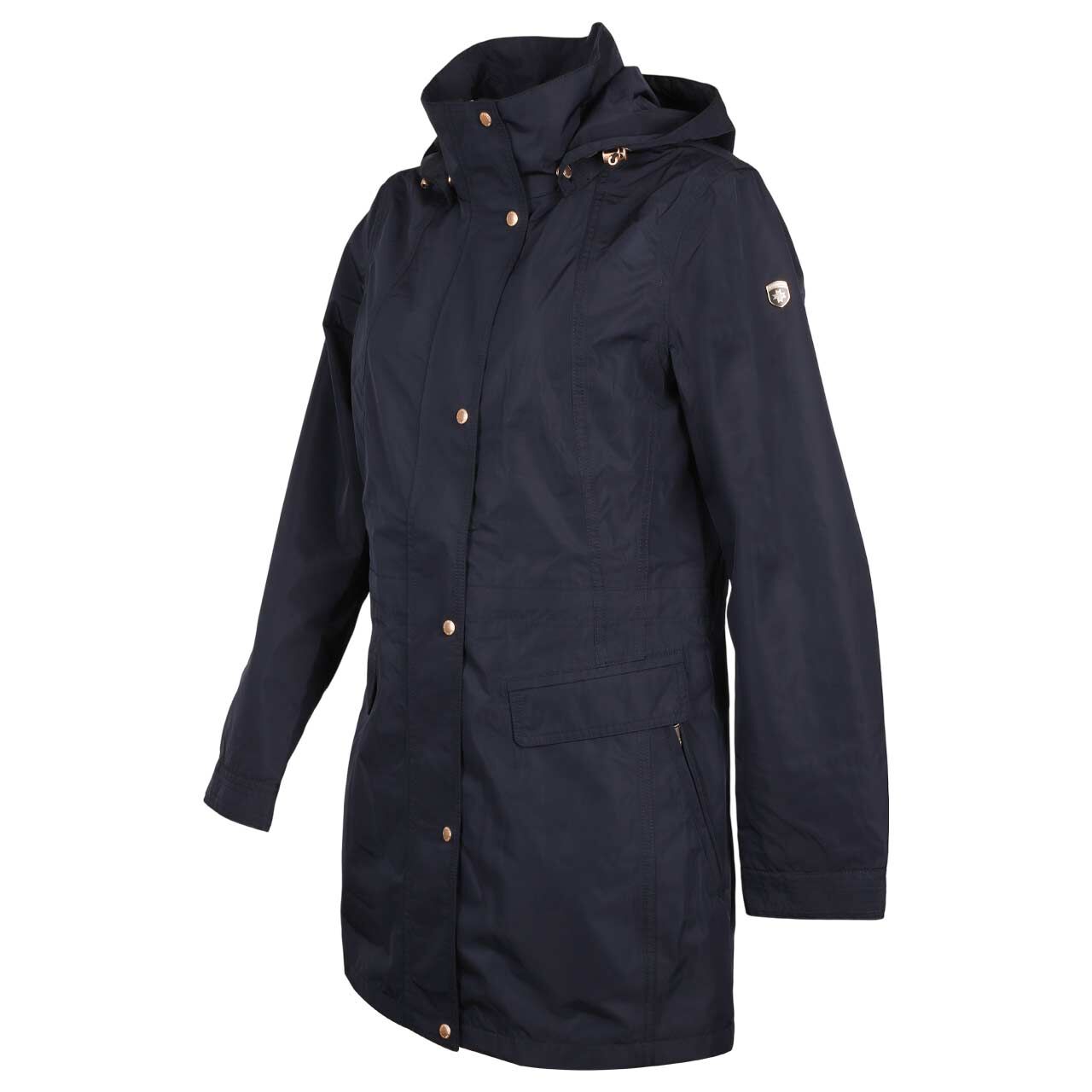 Damen Jacke Sailling Long von Wellensteyn in Dunkelblau, Seitenansicht