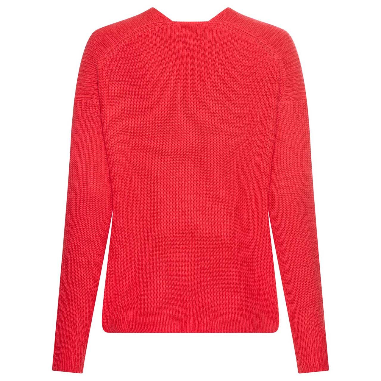 Damen Pullover von Camel active in Rot, Rückansicht