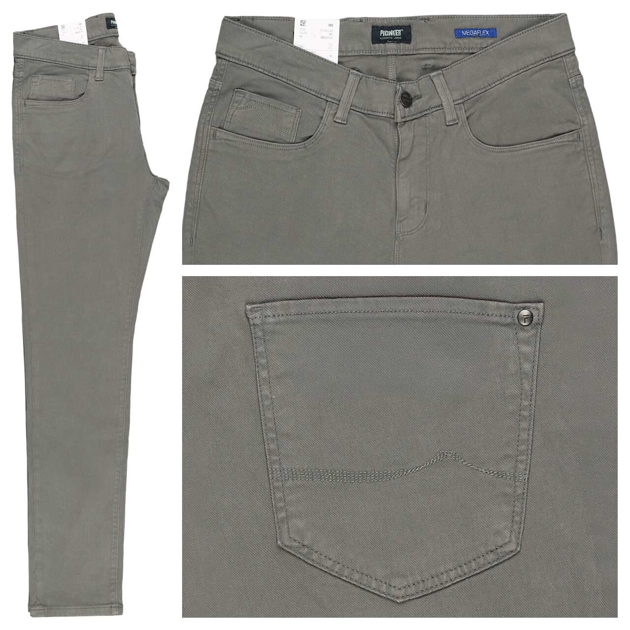 Pioneer Eric Megaflex Baumwollhose grey washed