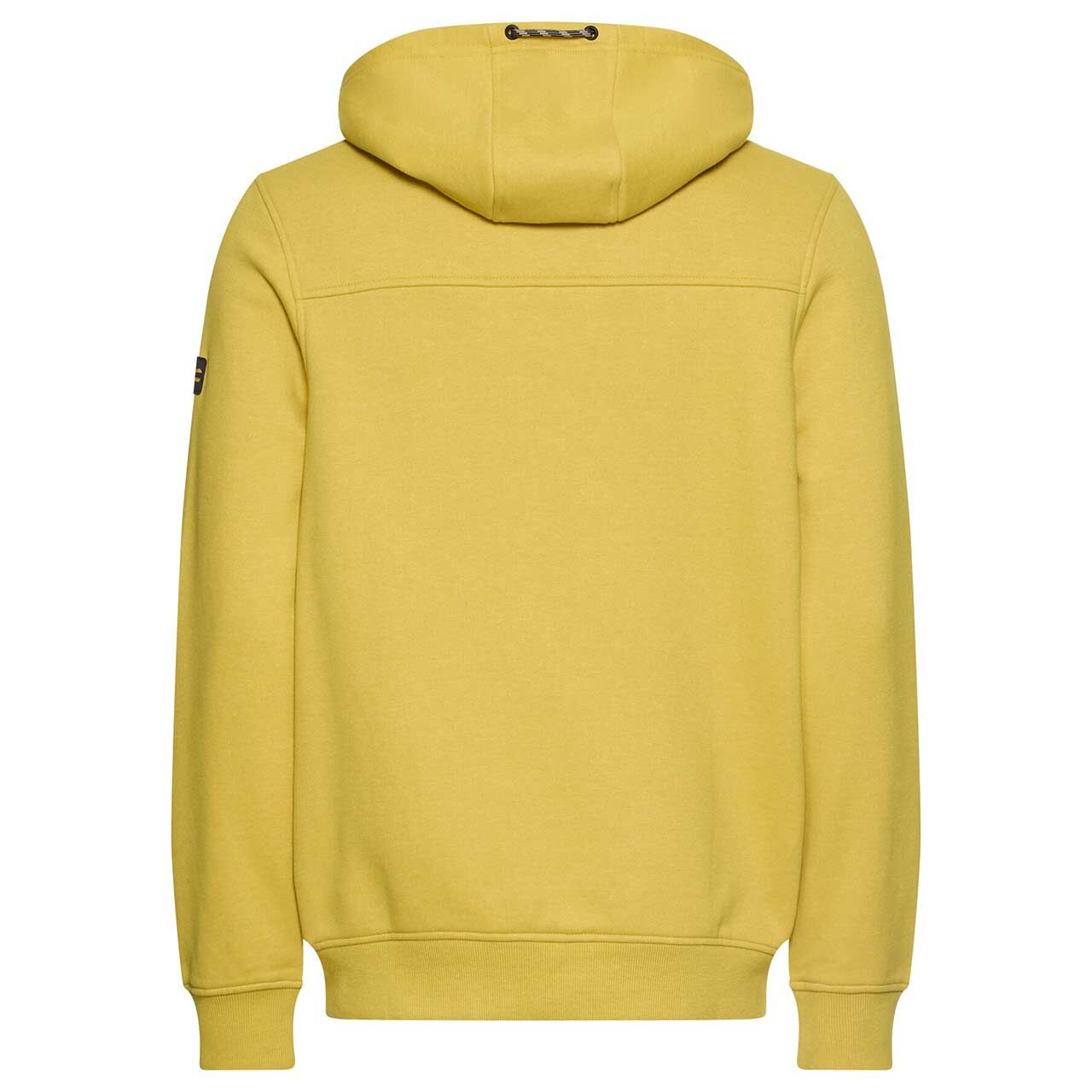 Herren Hoodie Sweatjacke von Camel active in Gelb, Rückansicht