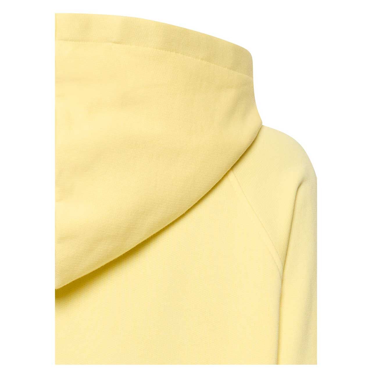 Damen Hoodie Sweatshirt von Camel active in Gelb, detaillierte Rückansicht Kapuze