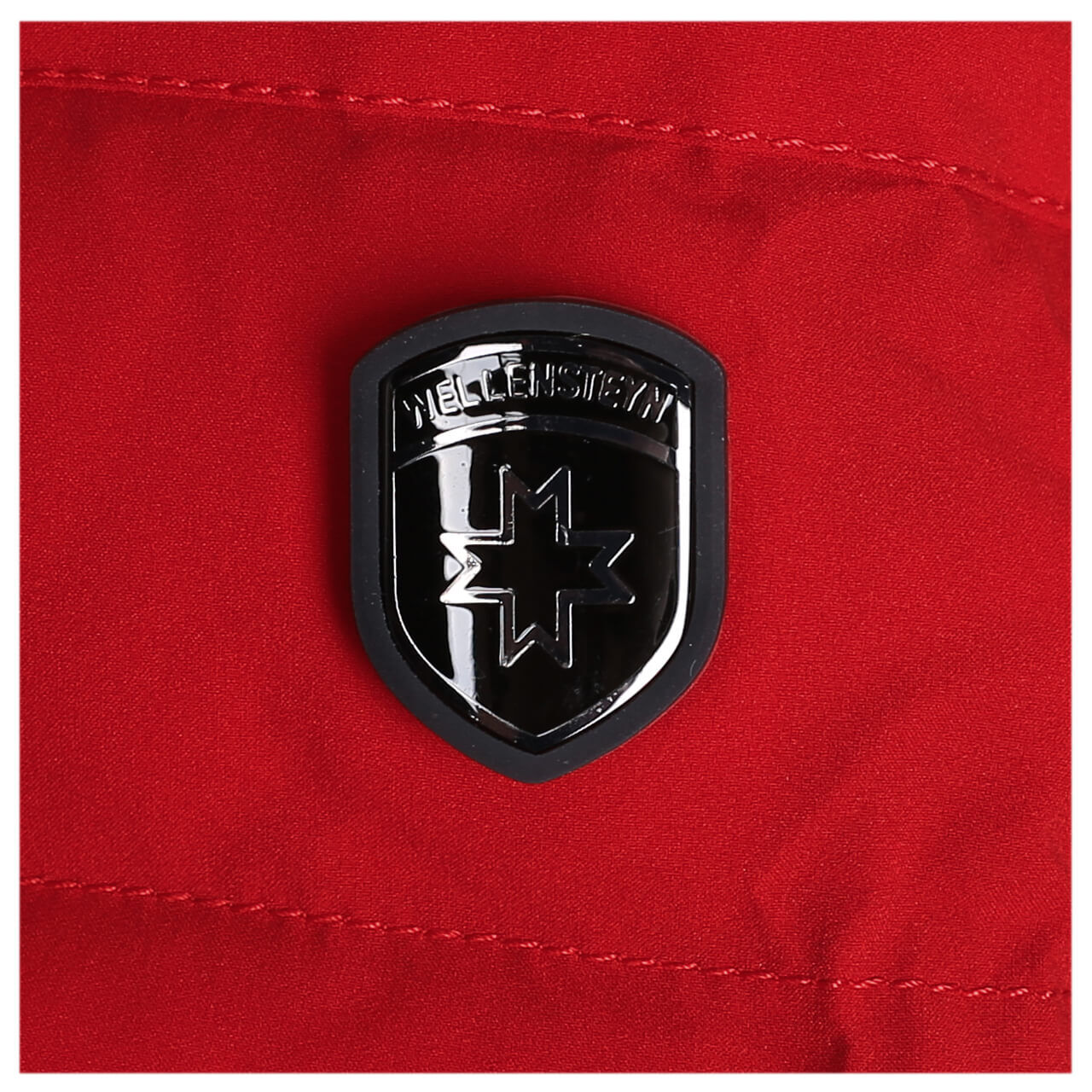 wellensteyn-jacke-mol-men-molm-856-red-detail Herren Jacke Molecule/MOL Men von Wellensteyn in Rot, detaillierte Ansicht vom Logo