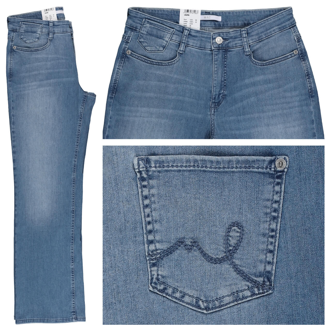 MAC Laura Jeans baby blue MAC Laura Jeans baby blue