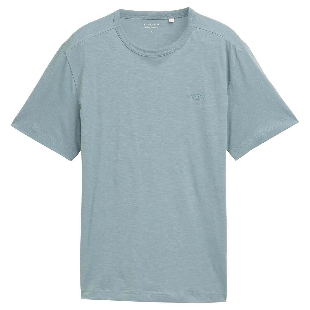Tom Tailor Herren T-Shirt grey mint Tom Tailor Herren T-Shirt grey mint