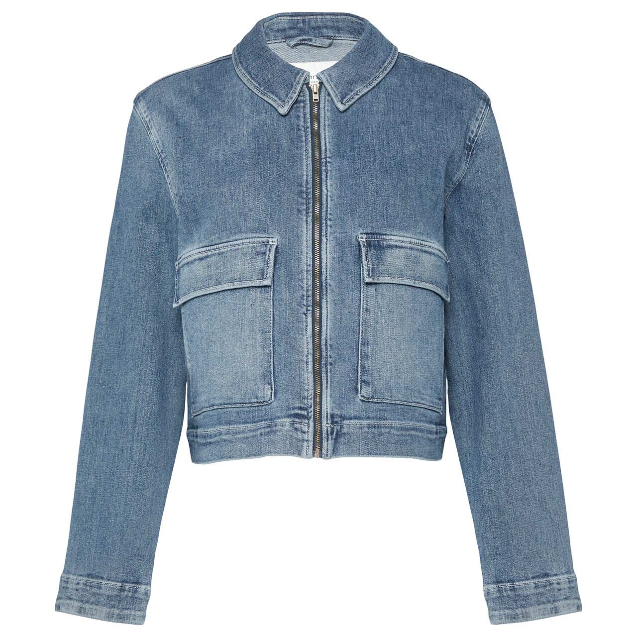 Comma Damen Jeansjacke mid blue used Comma Damen Jeansjacke mid blue used