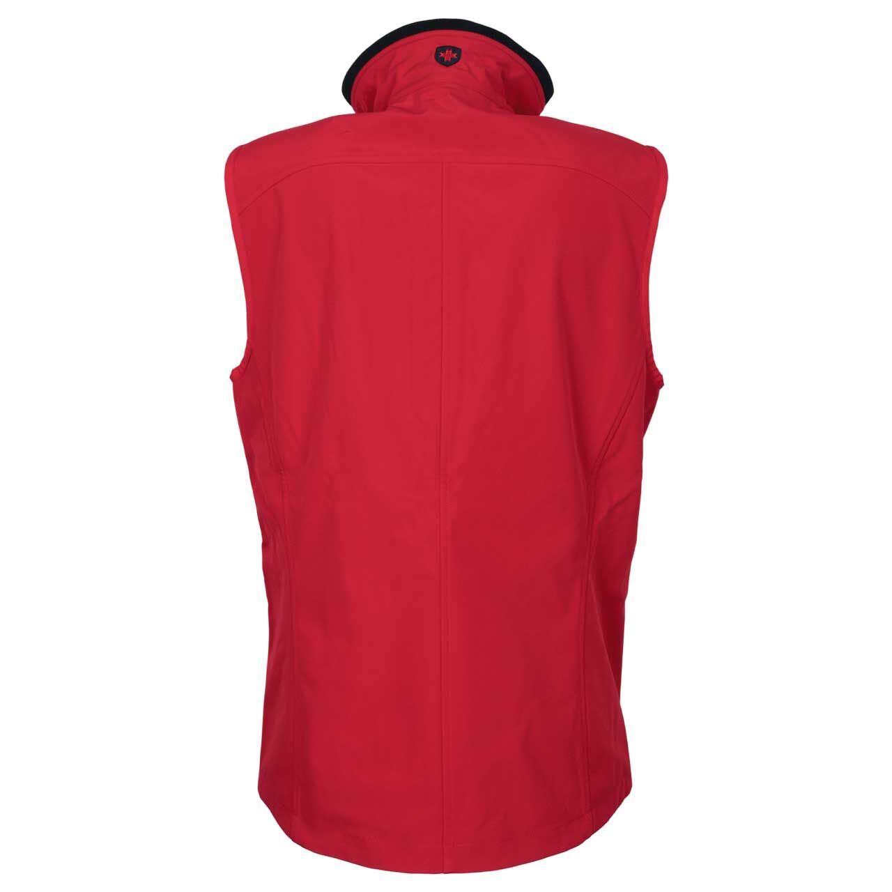 Herren Weste Alpinus Vest von Wellensteyn in Rot, Rückansicht