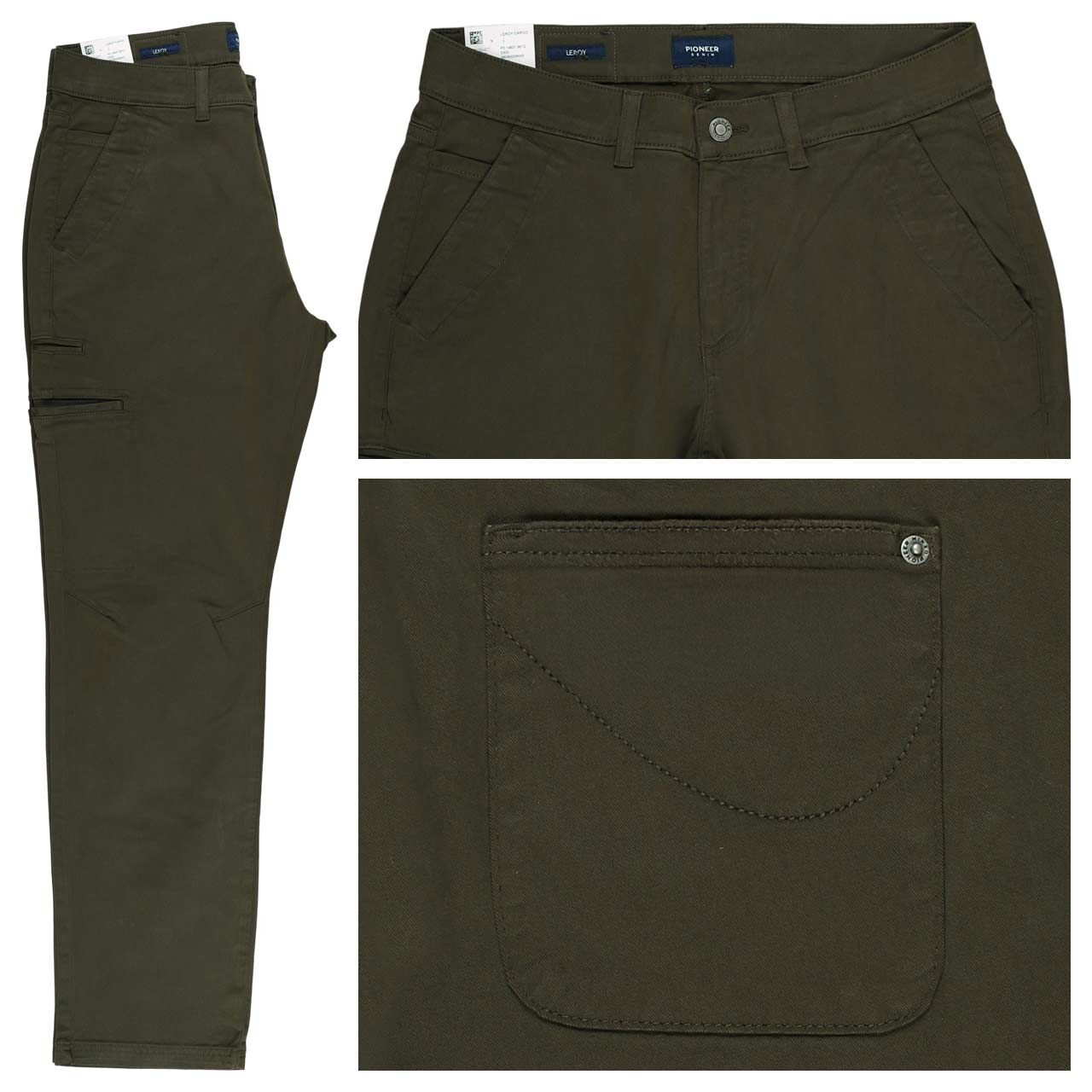 Pioneer Leroy Cargo Baumwollhose forest night
