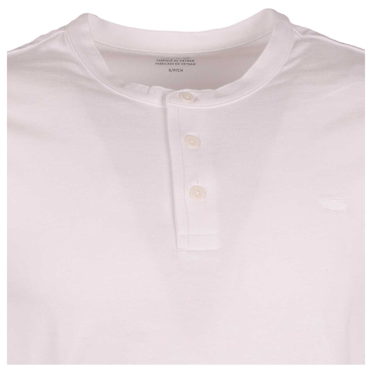Levi's® Herren T-Shirt Henley clear white