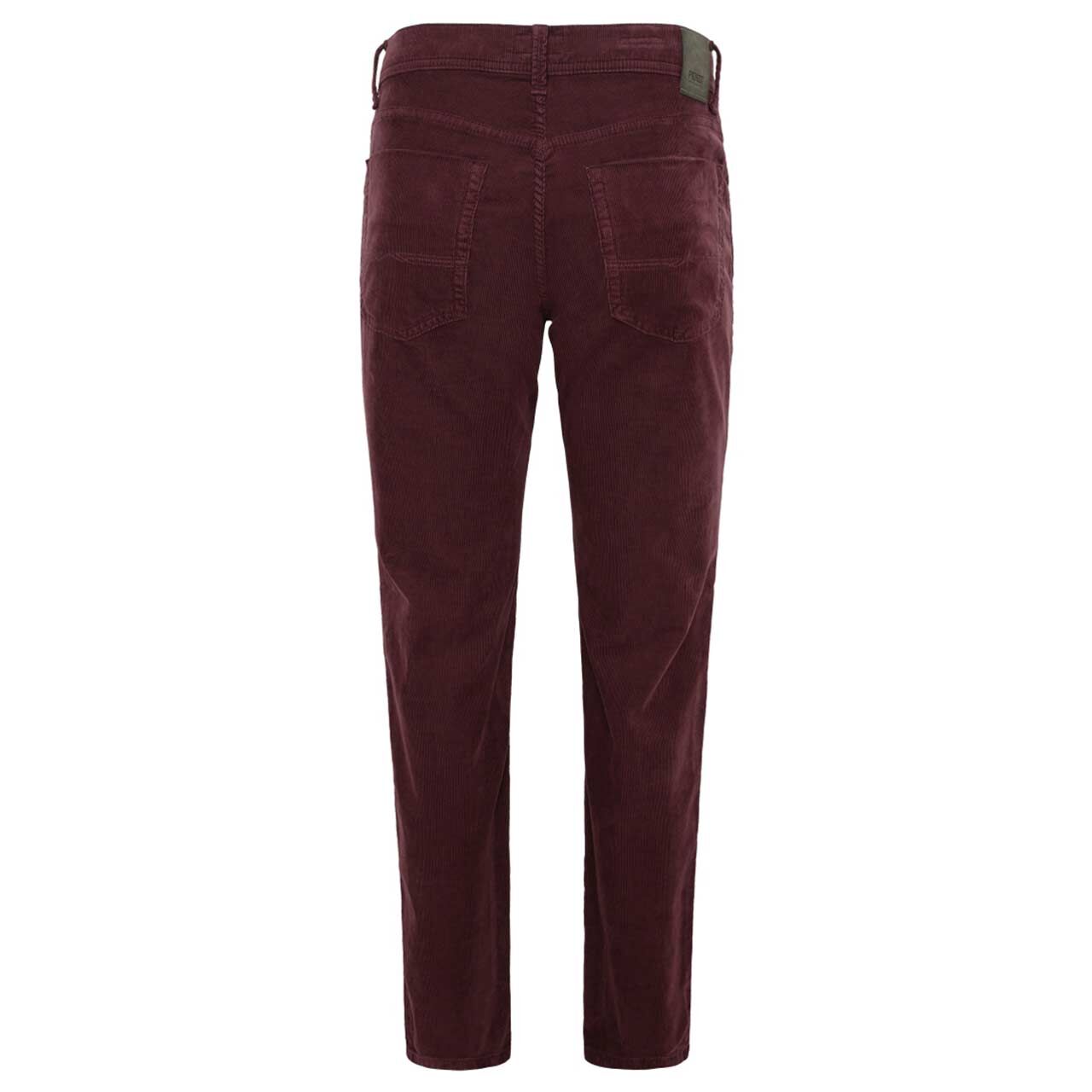 Stretch Herren Cordhose Rando in Lila von Pioneer, Rückansicht