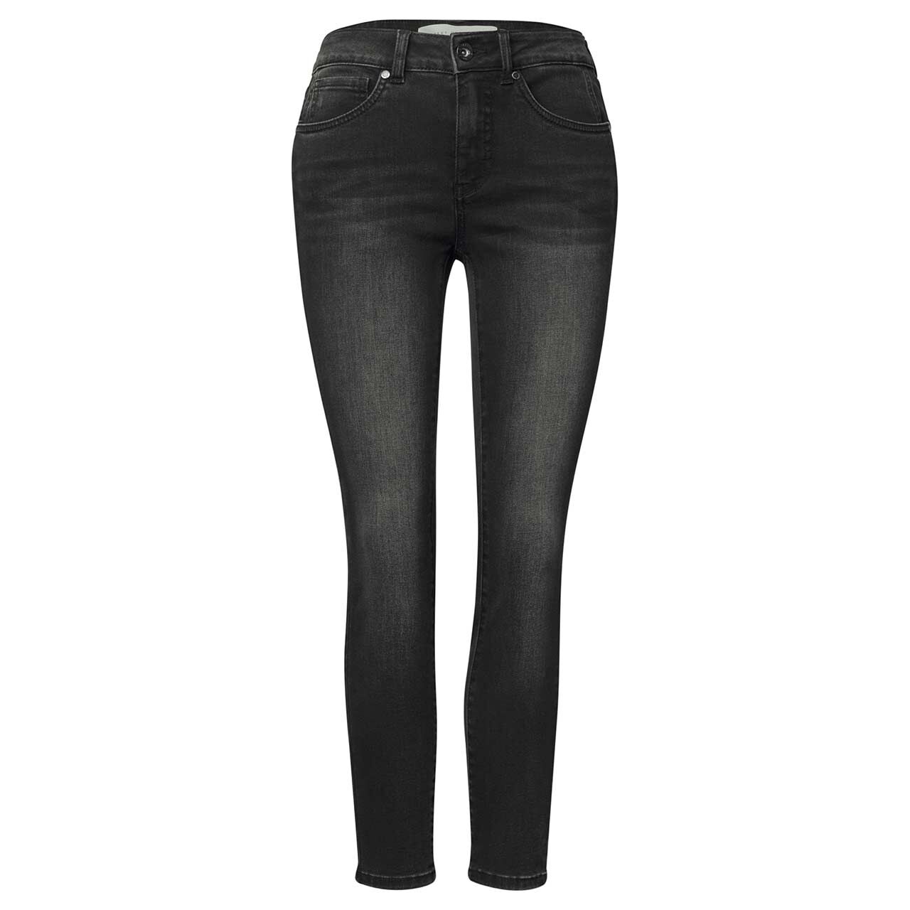 Street One Studio Kim Ankle Jeans black washed