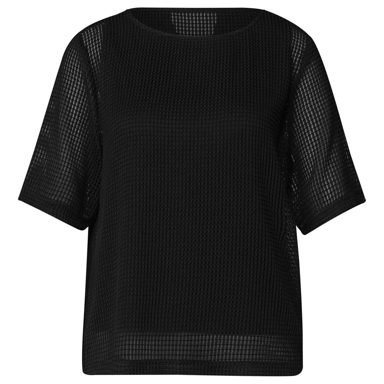 Street One Damen T-Shirt Mesh black