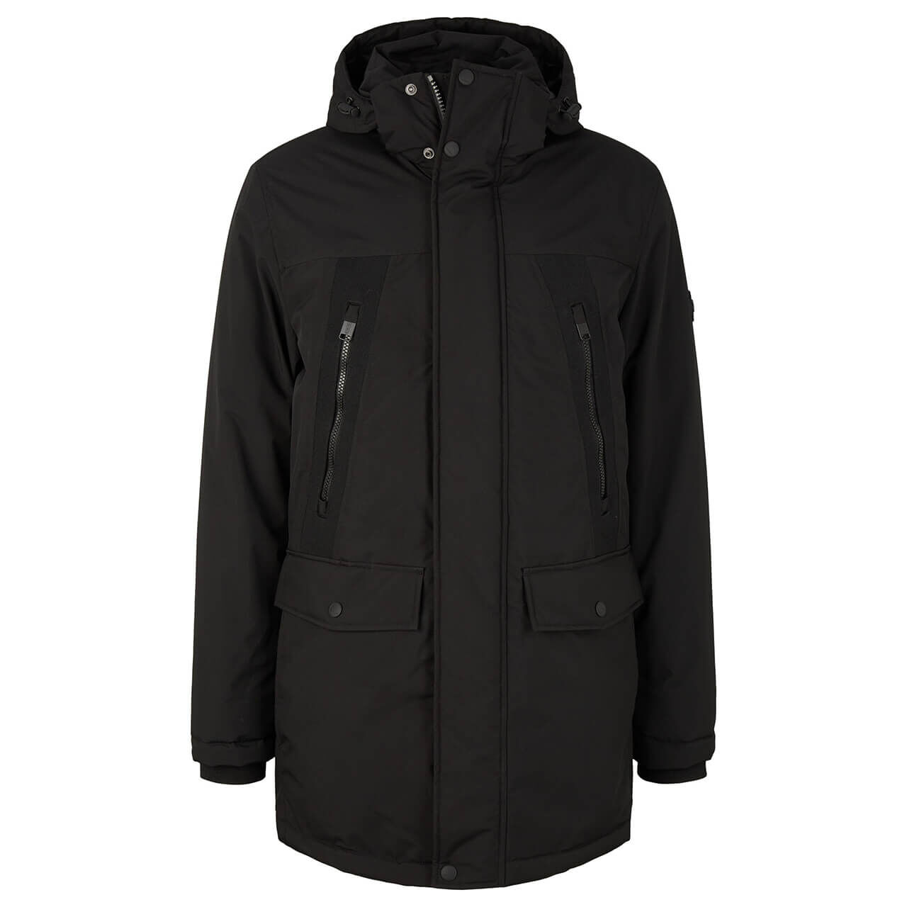 Tom Tailor Herren Jacke Technical Parka black