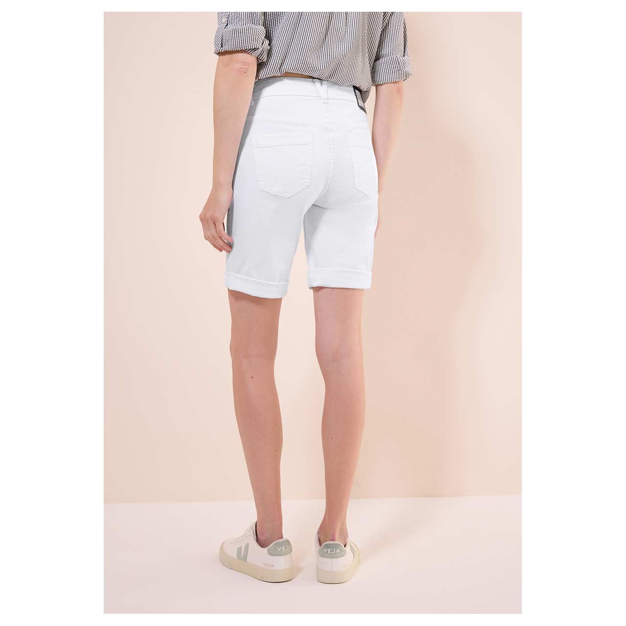 Cecil Scarlett Jeans Shorts clean white