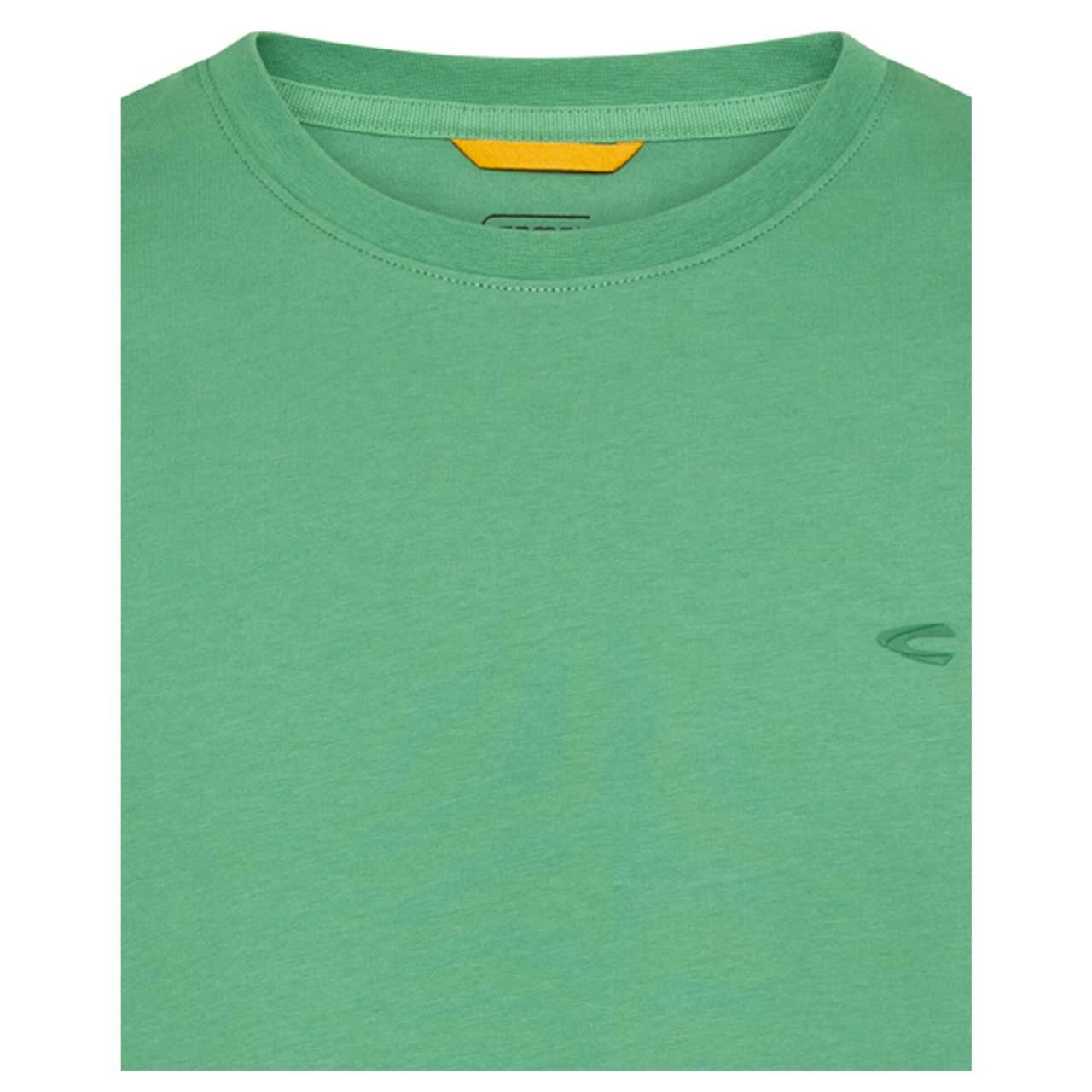 Herren T-Shirt von Camel active in Grün, detaillierte Vorderansicht