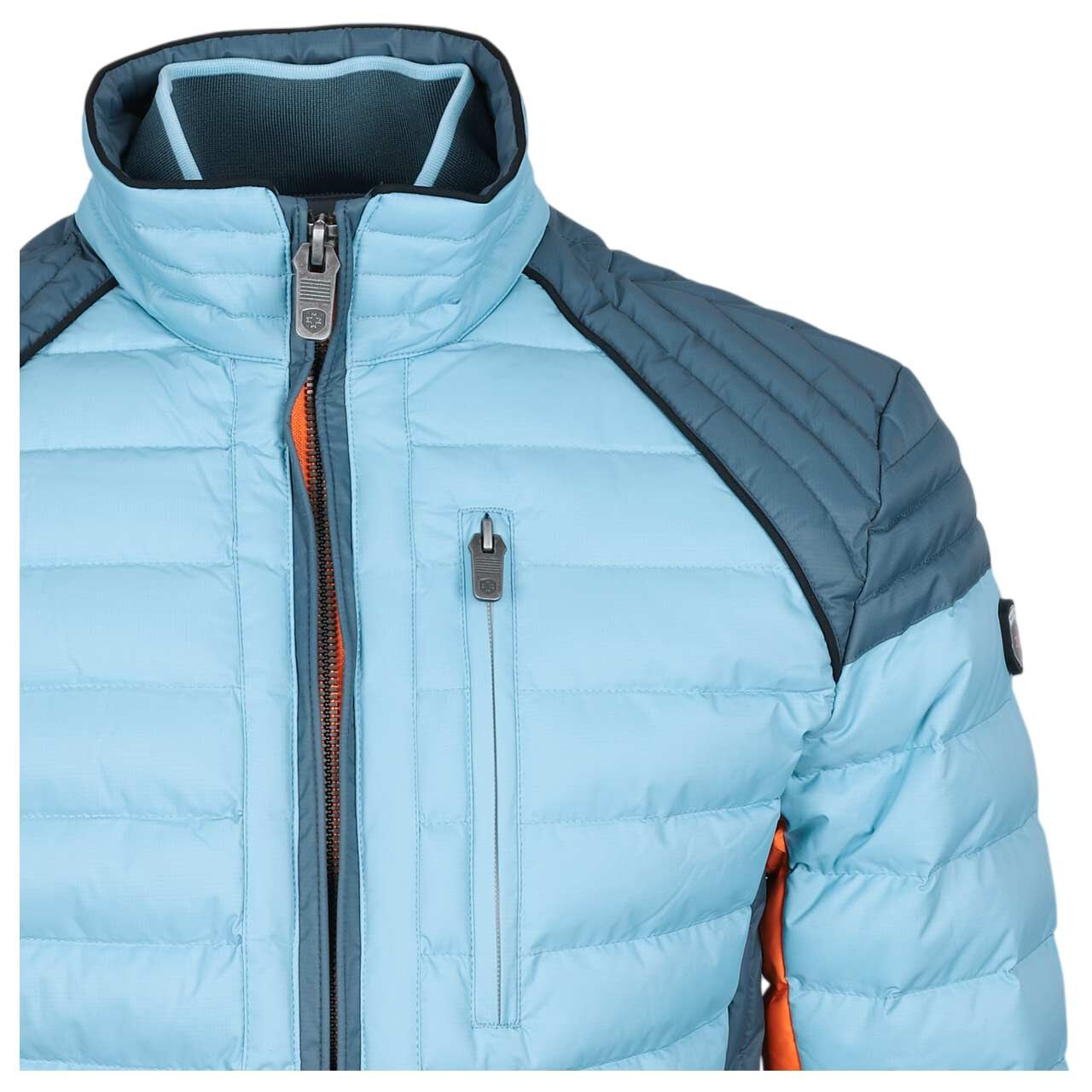 Herren Jacke Molecule/MOL Men Racing von Wellensteyn in Hellblau, detaillierte Vorderansicht