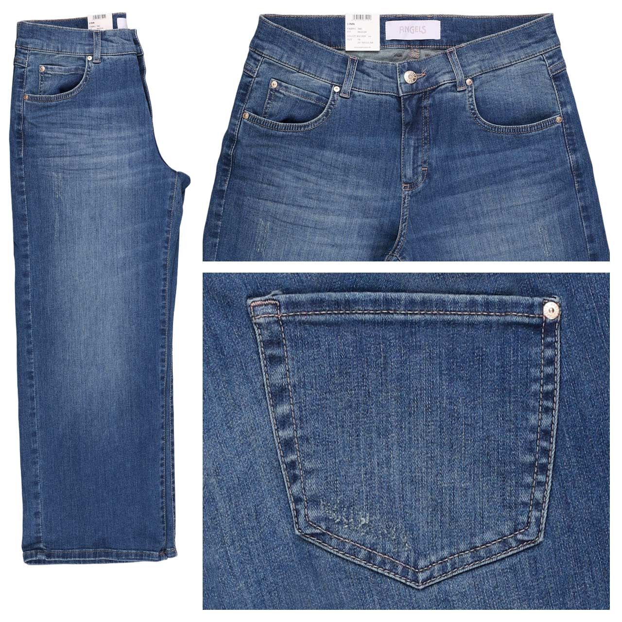 Angels Linn 7/8 Jeans dirty blue used destroyed