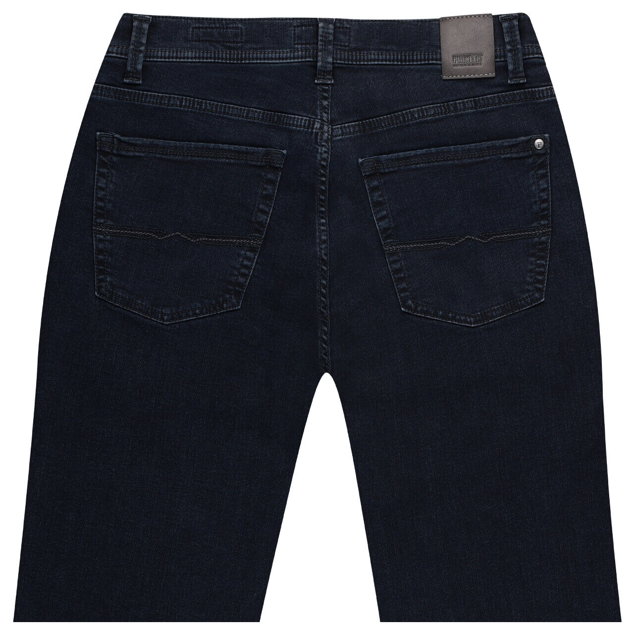 Stretch Herrenjeans Rando Megaflex in Dunkelblau von Pioneer, Rückansicht