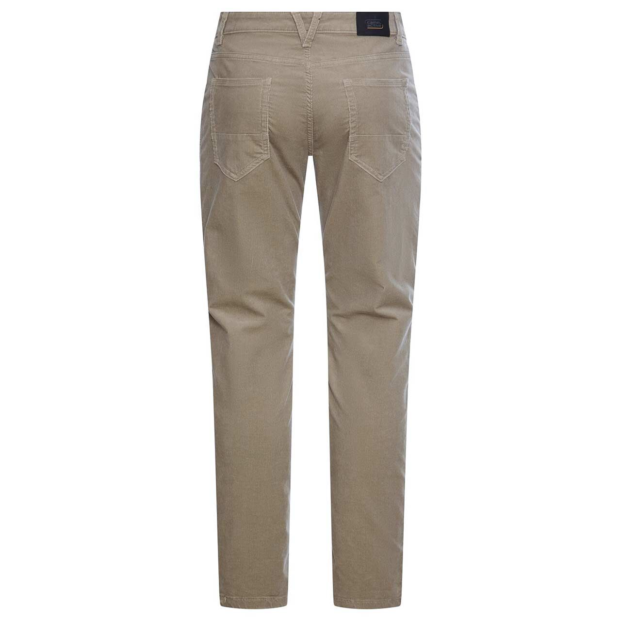 Herren Stretch Cordhose Houston von Camel active in Beige, Rückansicht