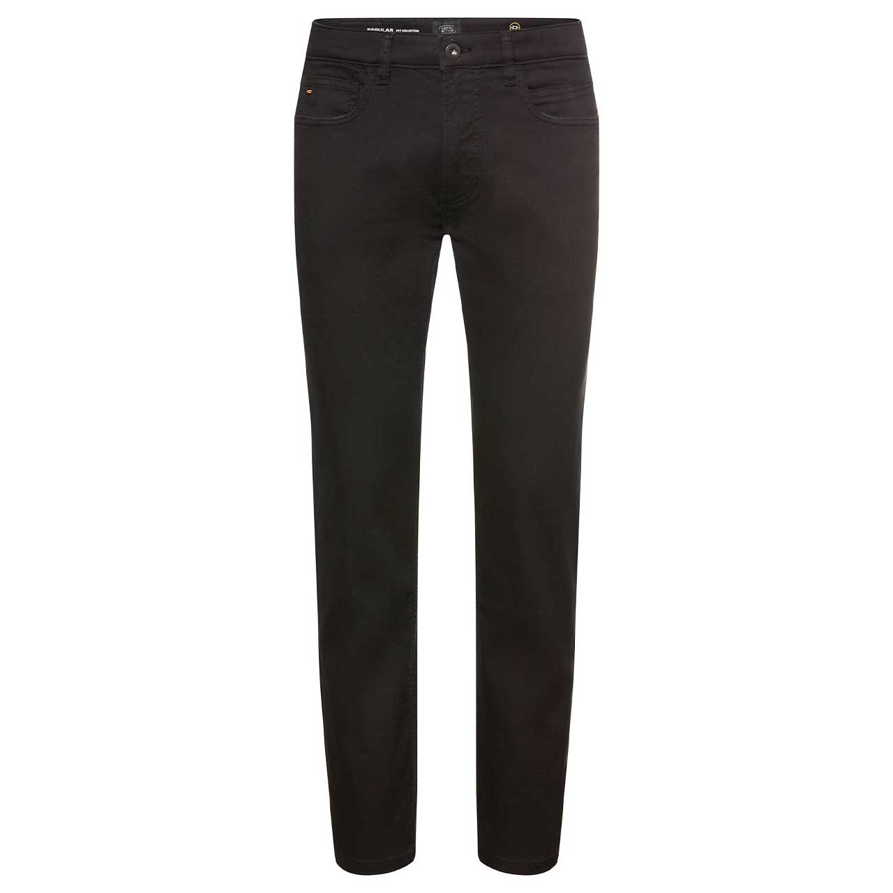 Herren Stretch Baumwollhose Houston von Camel active in Schwarz, Vorderansicht