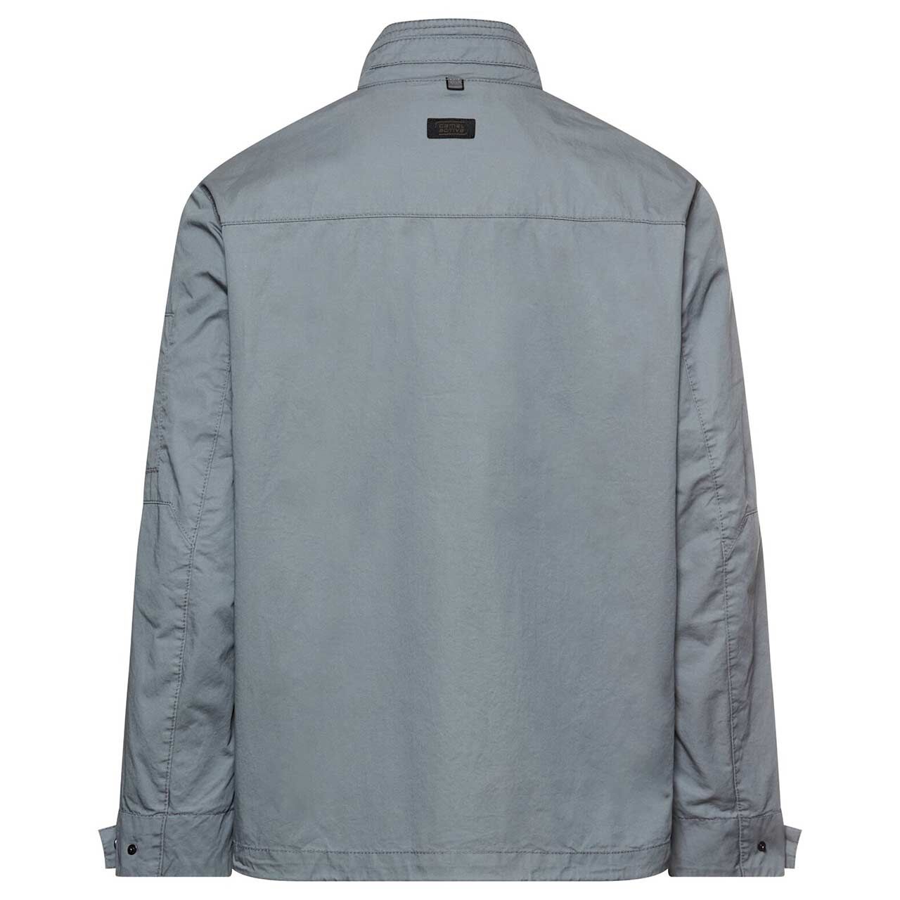 Herren Jacke Blouson von Camel active in Blau-Grau, Rückansicht
