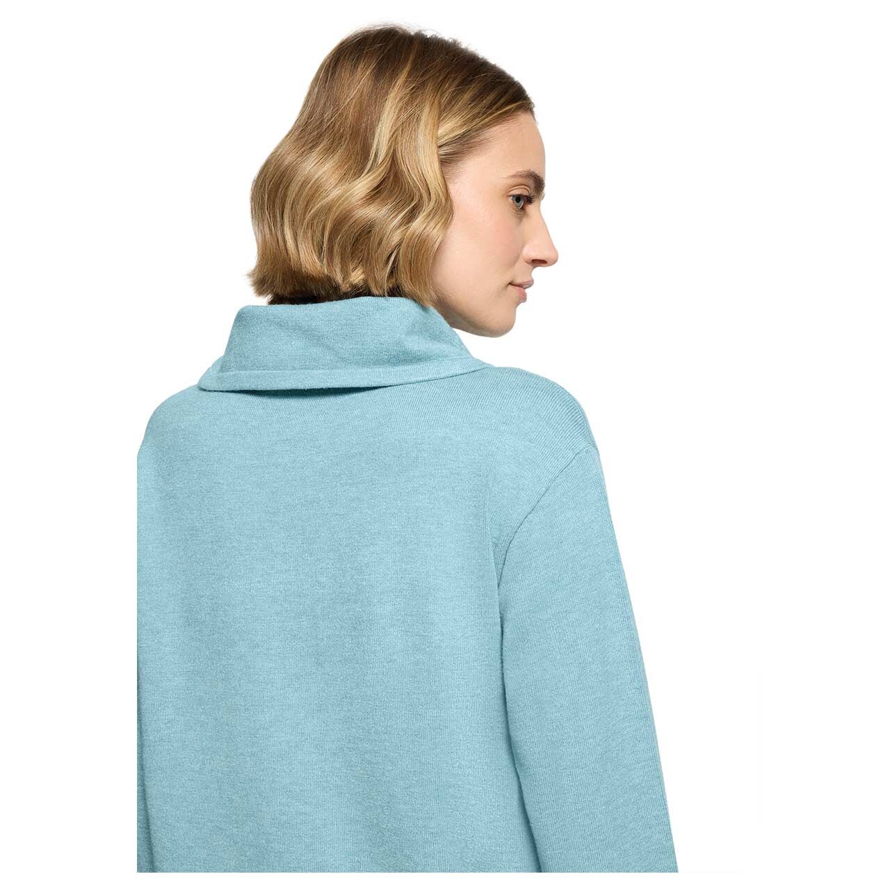 Betty Barclay Damen Rollkragen Pullover smoky mint melange