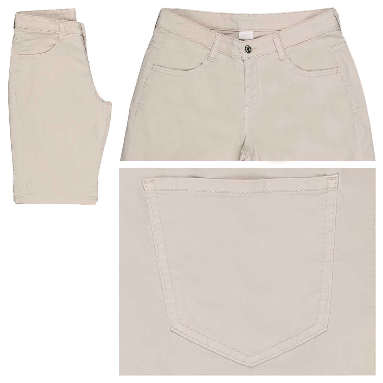 MAC Shorty Baumwollhose pumice stone