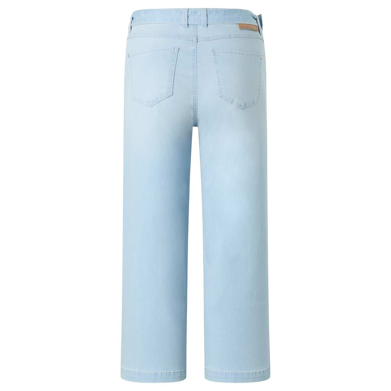 Stretch Damen 7/8 Jeans Linn City von Angels in Hellblau angewaschen, Rückansicht