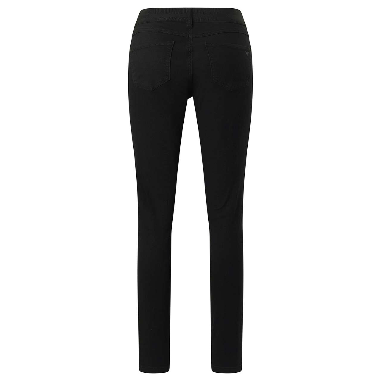 Stretch Damenjeans One Size von Angels in Schwarz, Rückansicht