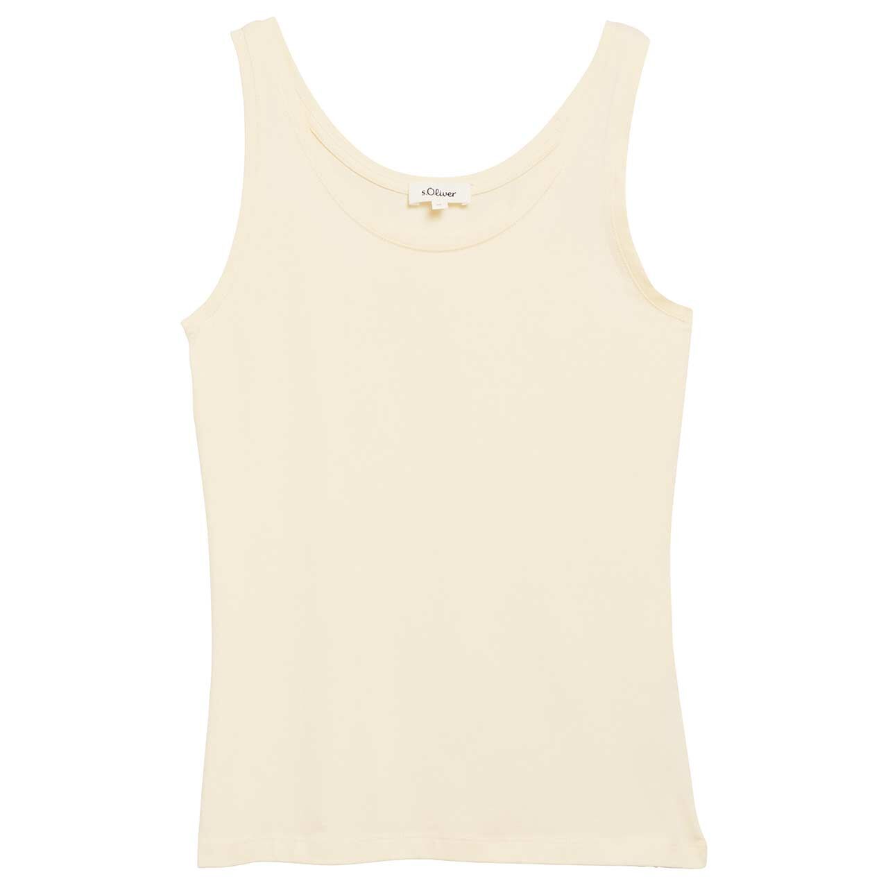 s.Oliver Damen Top almond white