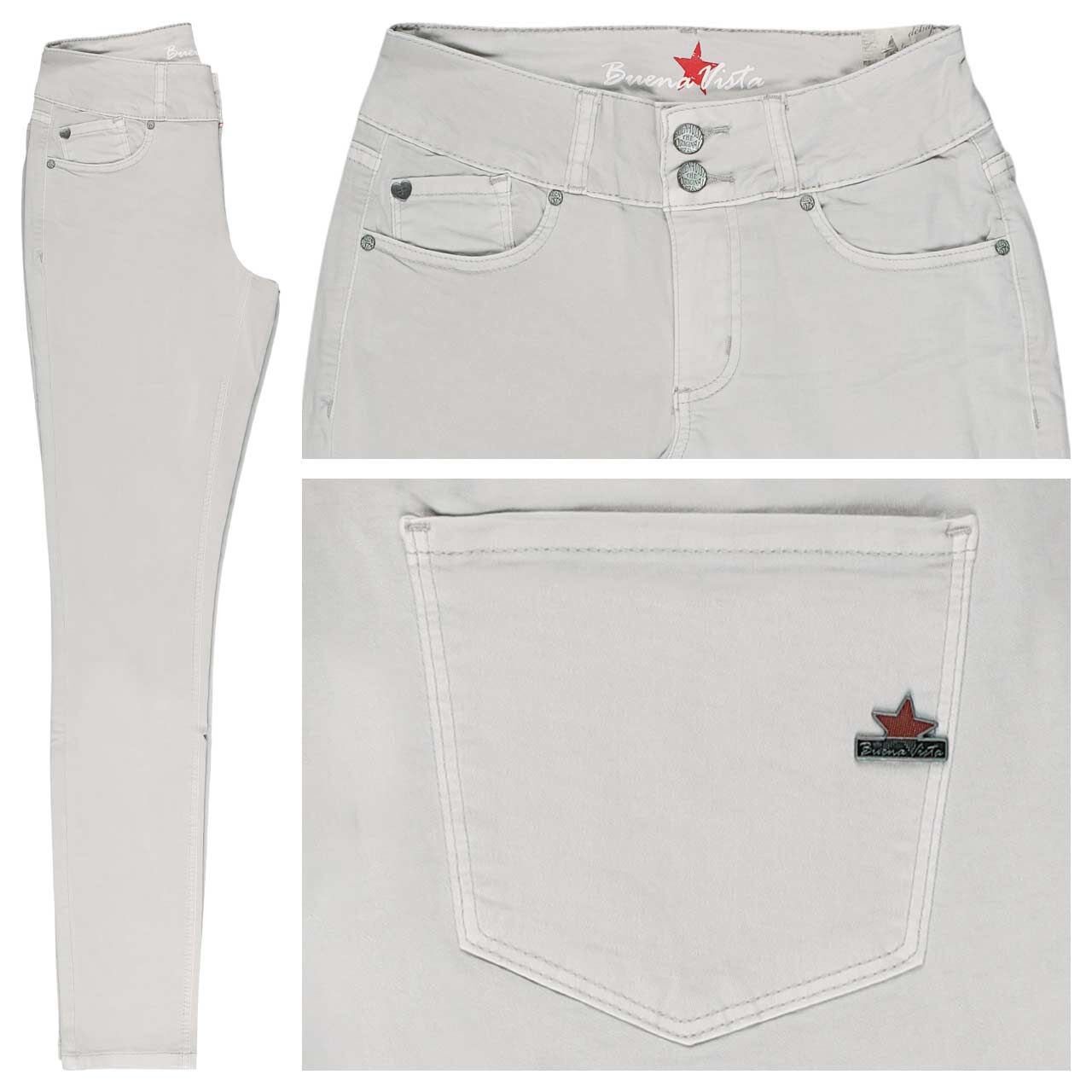 Buena Vista Tummyless Summer Twill Baumwollhose kreide