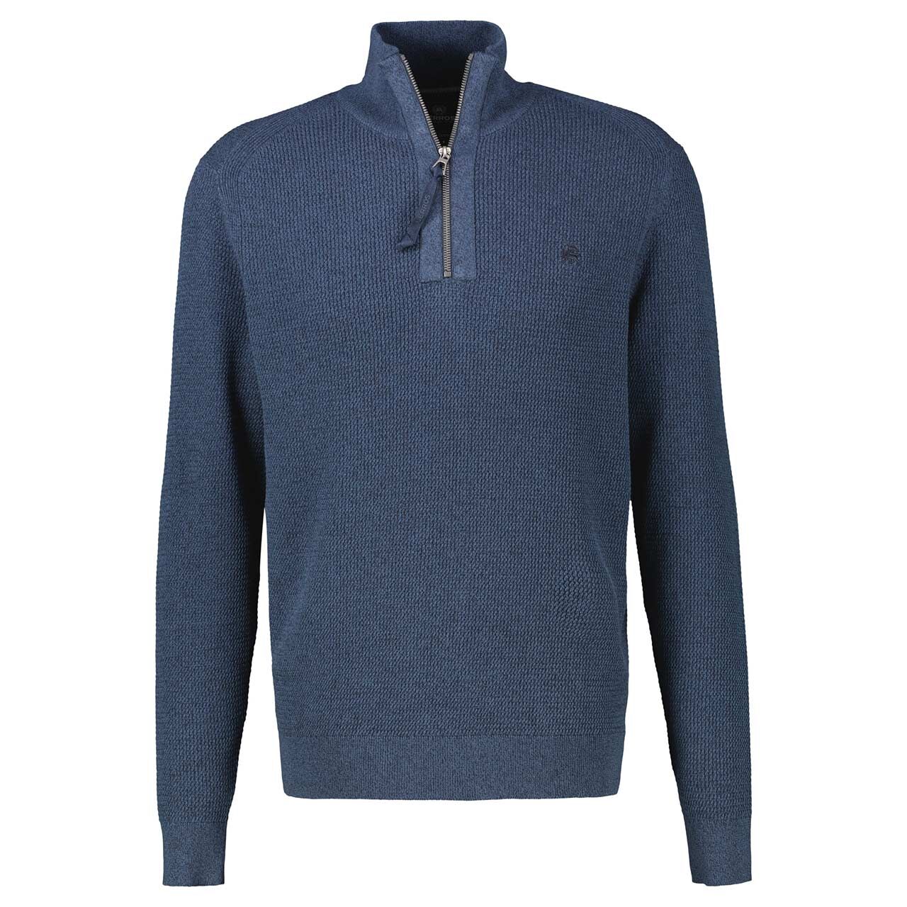Lerros Herren Pullover Troyer deep navy blue Lerros Herren Pullover Troyer deep navy blue