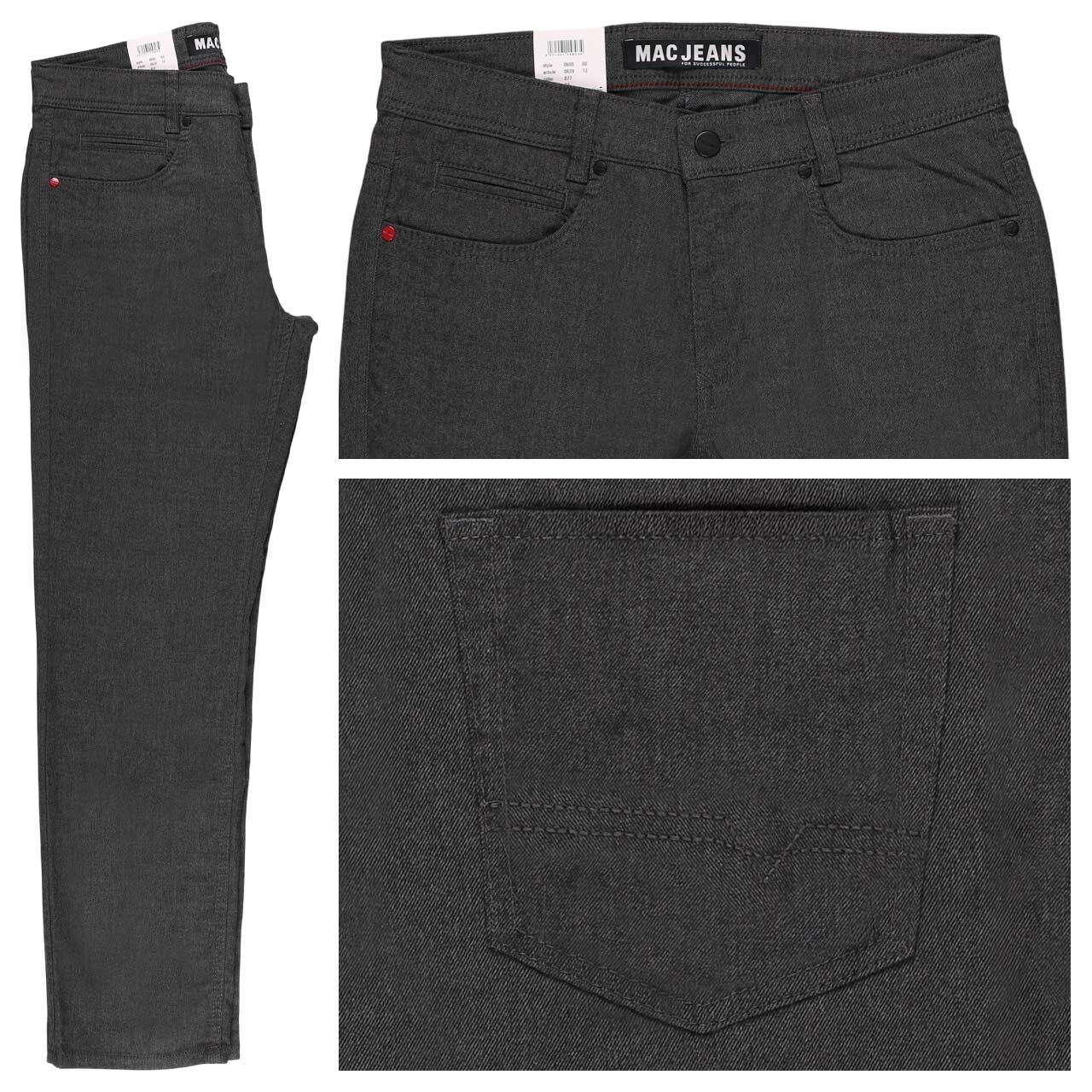 MAC Arne Hose grey stone winter time