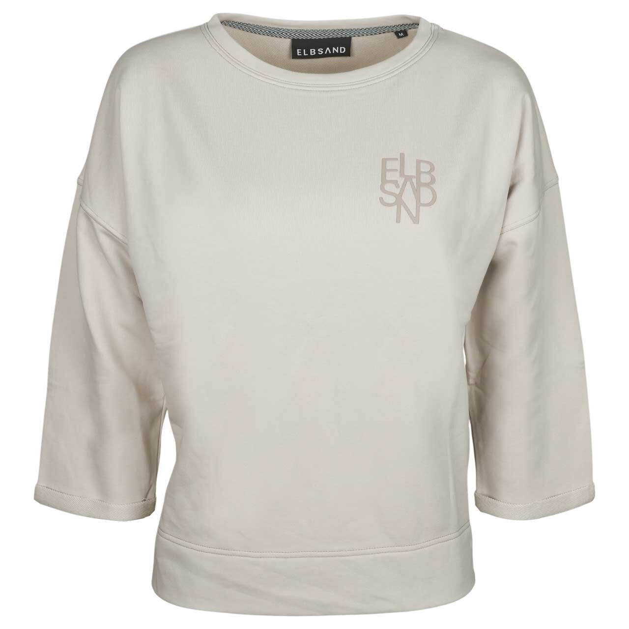 Elbsand Damen 3/4 Arm Sweatshirt Zoey light camel