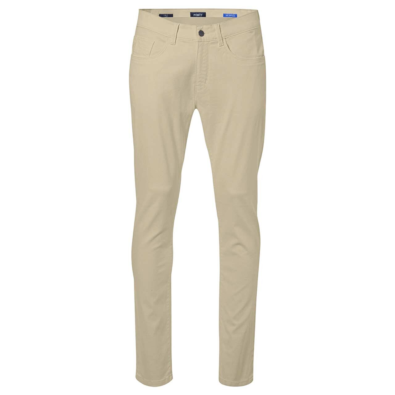Stretch Herren Baumwollhose Eric Megaflex in Beige von Pioneer, Vorderansicht