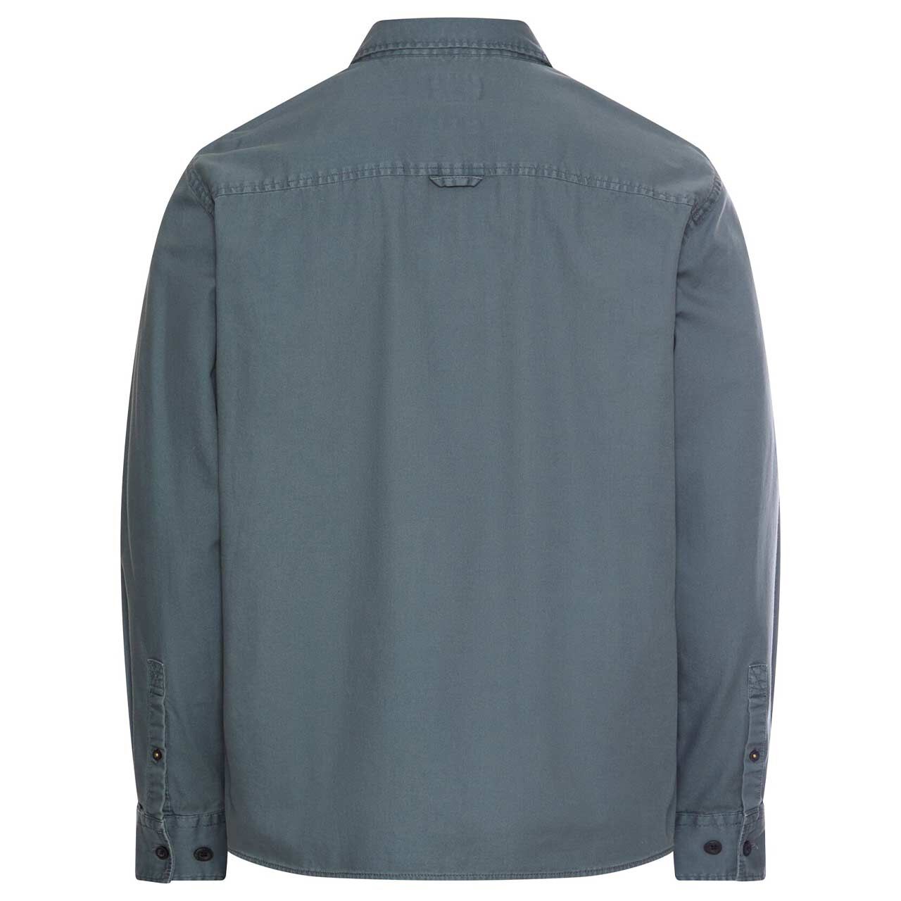 Herren Langarm Hemd von Camel active in der Farbe Rauchblau, Rückansicht