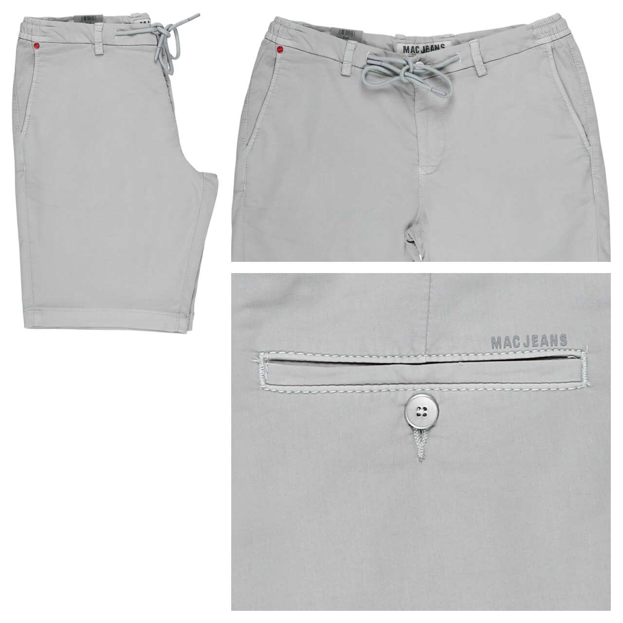 MAC Jogn Short Baumwoll Bermuda fog